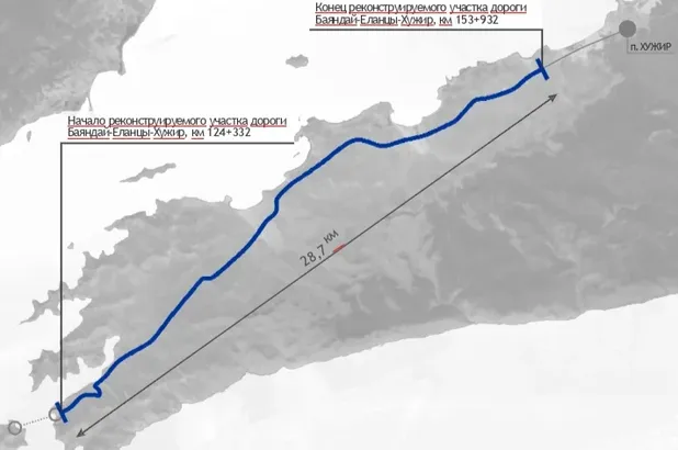 Самый протяженный участок дороги на Ольхоне отремонтируют за 6,8 миллиардов